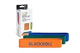 BLACKROLL® LOOP Band SET (3er), Fitnessband Set für funktionales Training, hautfreundliche Trainingsbänder in 3 Stärken: leicht (orange), mittel (grün) & stark (blau), Made in Germany
