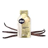GU Energy Gel Vanilla Bean (Vanille) Box mit 24 Gels (24 x 32 g)