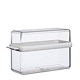 Mepal - Knäckebrotbox Stora - Aufbewahrungsbox für Cracker & Knäckebrot - Luftdichte Knäckebrotbox mit Deckel - Ideal zur Aufbewahrung einer Packung Knäckebrot - 1600 ml - White