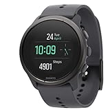 Suunto 5 Peak Leichte und kompakte GPS-Sportuhr mit 100 h Batterielaufzeit und Herzfrequenzmessung am Handgelenk, Alarm
