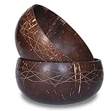 CORIMBA® - Jumbo Coconut Bowl | 2er-Pack | Echte Kokosnuss-Schale | 100% natürlich, handgefertigt & plastikfrei