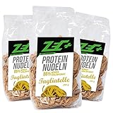 Zec + Protein Low Carb Pasta, Pack of 3 - 3 x 250g, Made in Germany