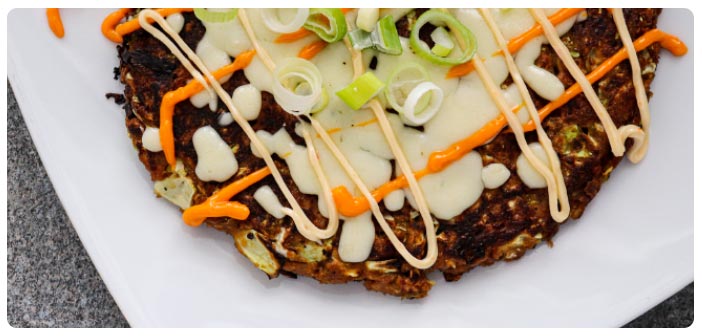 Okonomiyaki - Japanische Pfannkuchen